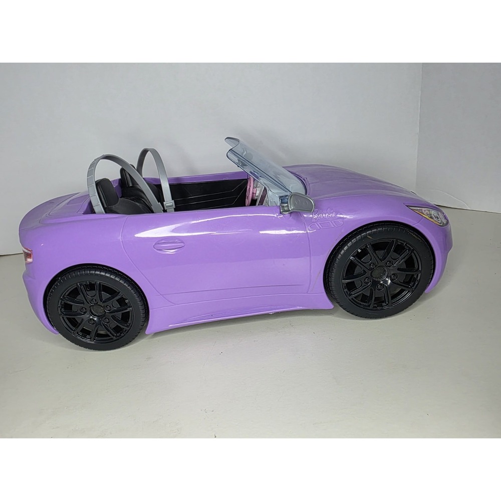 Mattel HBT92 Barbie Purple Convertible 2 Seater Sports Car - Picture 6 of 8